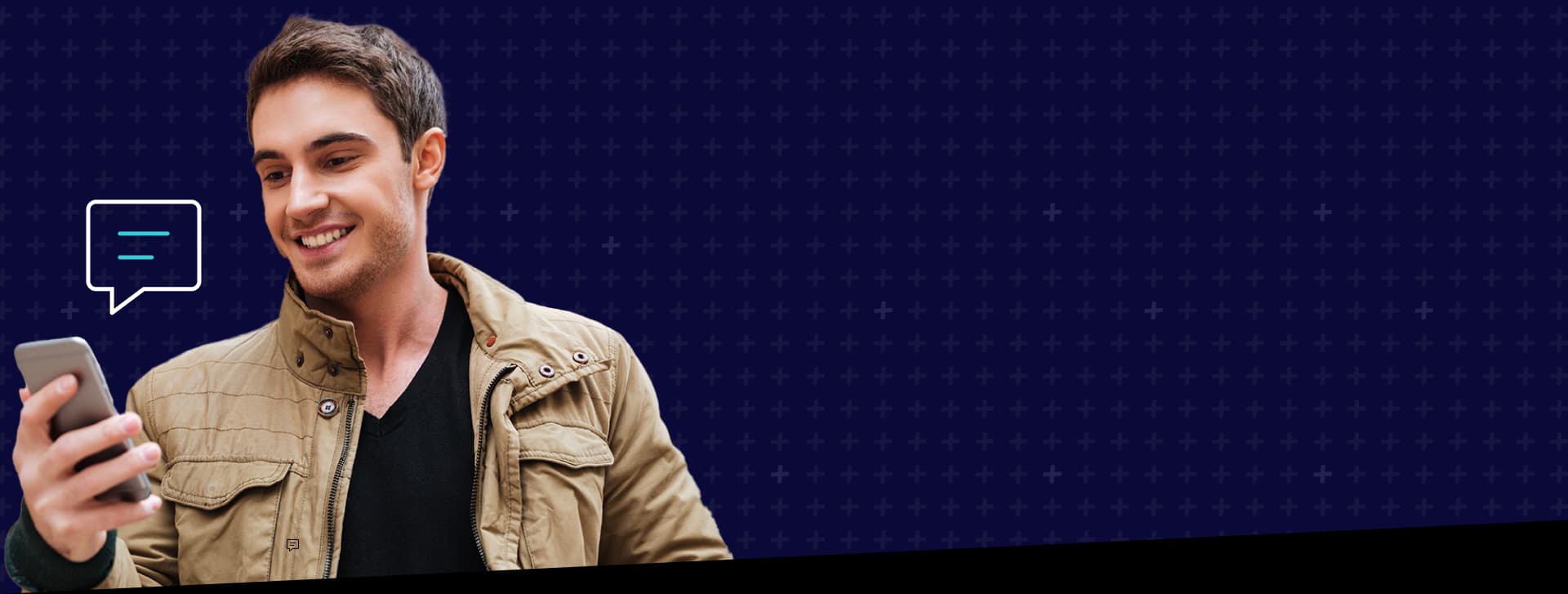 sms banner background