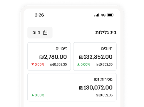 חשבוניות על טייס אוטומטי